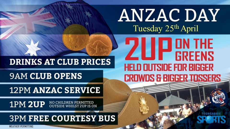 Anzac Day 2023 - Toongabbie Sports Club